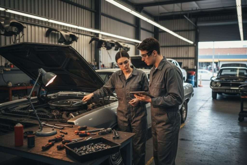 Faire réparer sa voiture dans une école de carrosserie