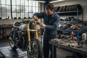 Fourche inversée moto : fonctionnement et avantages