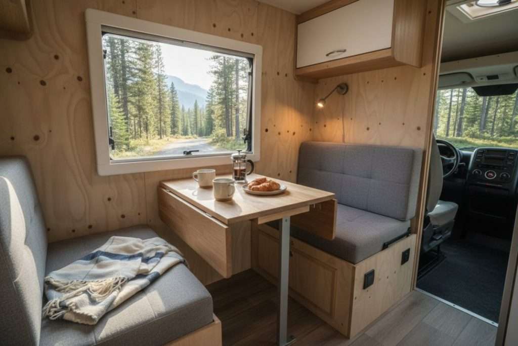 Montage lit dinette camping car Fiat Ducato : les étapes clés